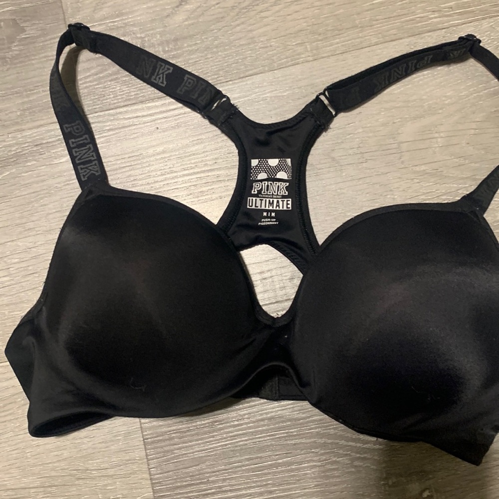 PINK push-up sports bra hardly worn. Non smoking pet free home